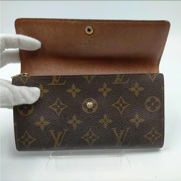 Louis Vuitton LV Long Wallet Portefeuille Sarah Browns Monogram 789125 - Picture 2 of 13